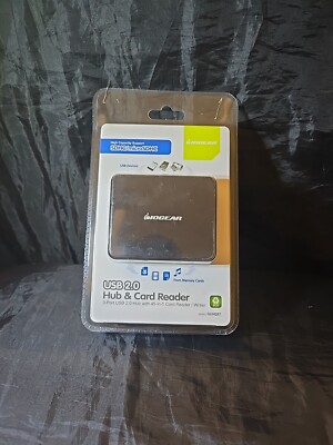 iogear Hub And Card Reader. 3 Port 2.0 Hub/ 45 In 1 Card Reader/writer.  Guh287