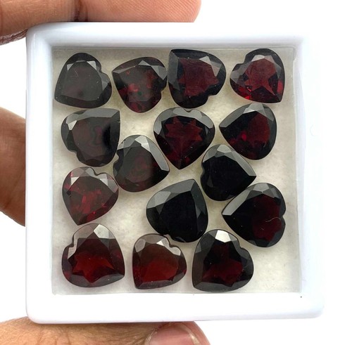 Lot De 43 Grenats Ronds Naturels Rouge 3 Mm - 6.77 Carats Calibrés, Non Traités