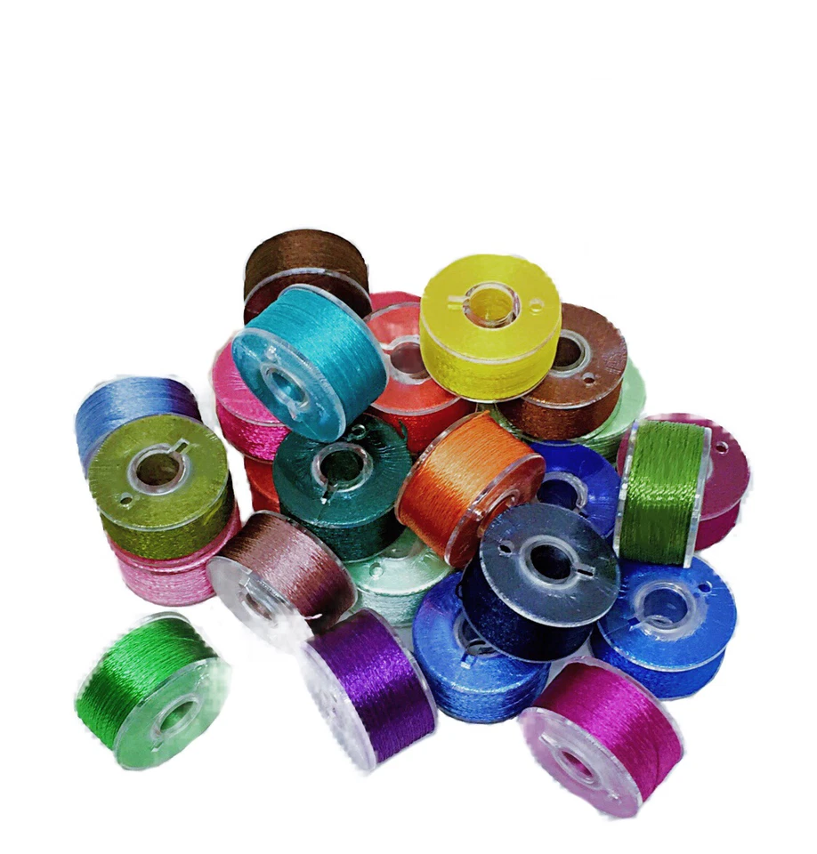 60 Color Prewound Embroidery Thread Bobbins , 40 Wt Embroidery Machine Embroide - Image 4 of 4