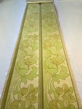 Originale Jugendstil Tapete um 1910 – florales Design in Grüntönen - Rarität