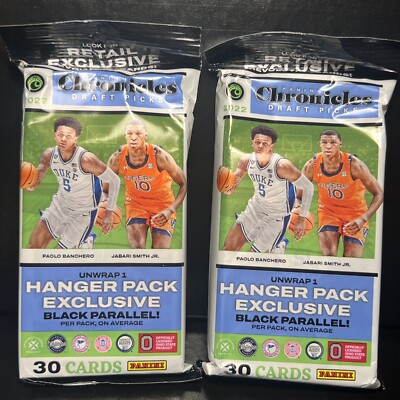 2022 Panini Chronicles Draft Picks 30 Card Hanger Pack Lot Of 2 NEW