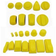 Hand Sanding Block With Hook and Loop Sandpaper Hand Pad  -All in Here