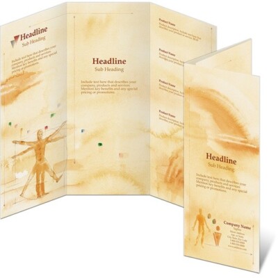100 Healthcare 3-panel brochures from PaperDirect. New, FREE SHIPPING