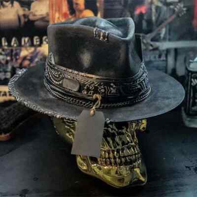 New Vintage Western Cowboy Hat For Men's Gentleman Lady Jazz Cow