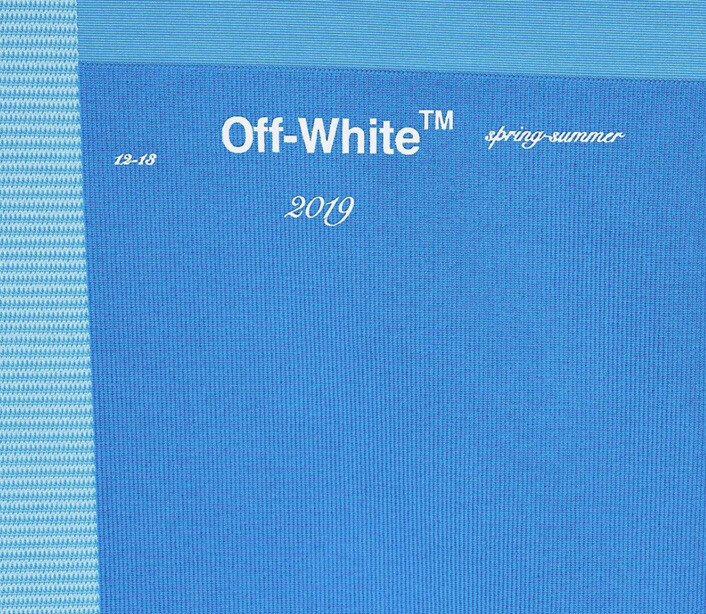 OFF WHITE X NIKE Top bianco sporco x Nike WMNS NRG Easy Run blu bianco corsa crop BV8042 406 XL