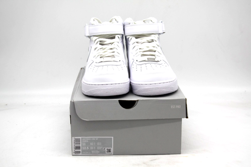Nike Air Force 1 Mid '07 CW2289-111 TRIPLE WHITE Men's Shoes - Picture 9 of 9