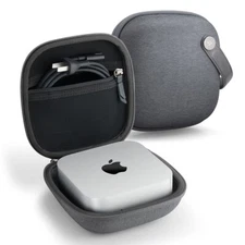 For Mac Mini M4 | Spigen Klasden Portable Travel Pouch Charcoal Gray