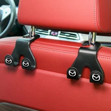 2PCS Car Seat Back Hooks Hanger Interior Accessories Bag Holder Hook Fit Mazda
