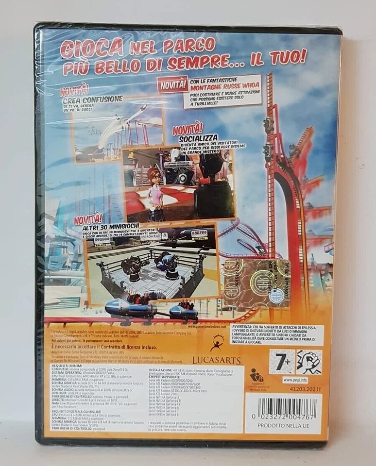 Thrillville Fuori Dai Binari - Computer Pc Sigillato - Image 2 of 2