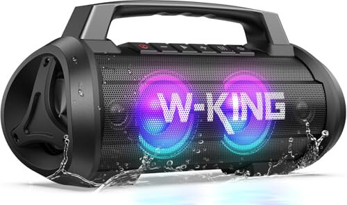120W Peak 70W Speakers Bluetooth Wireless, IPX6 Waterproof Portable Bluetooth Sp