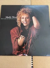 SHELLY WEST - DON'T MAKE ME WAIT ON THE MOON = SIGNED WITH DEDICATION