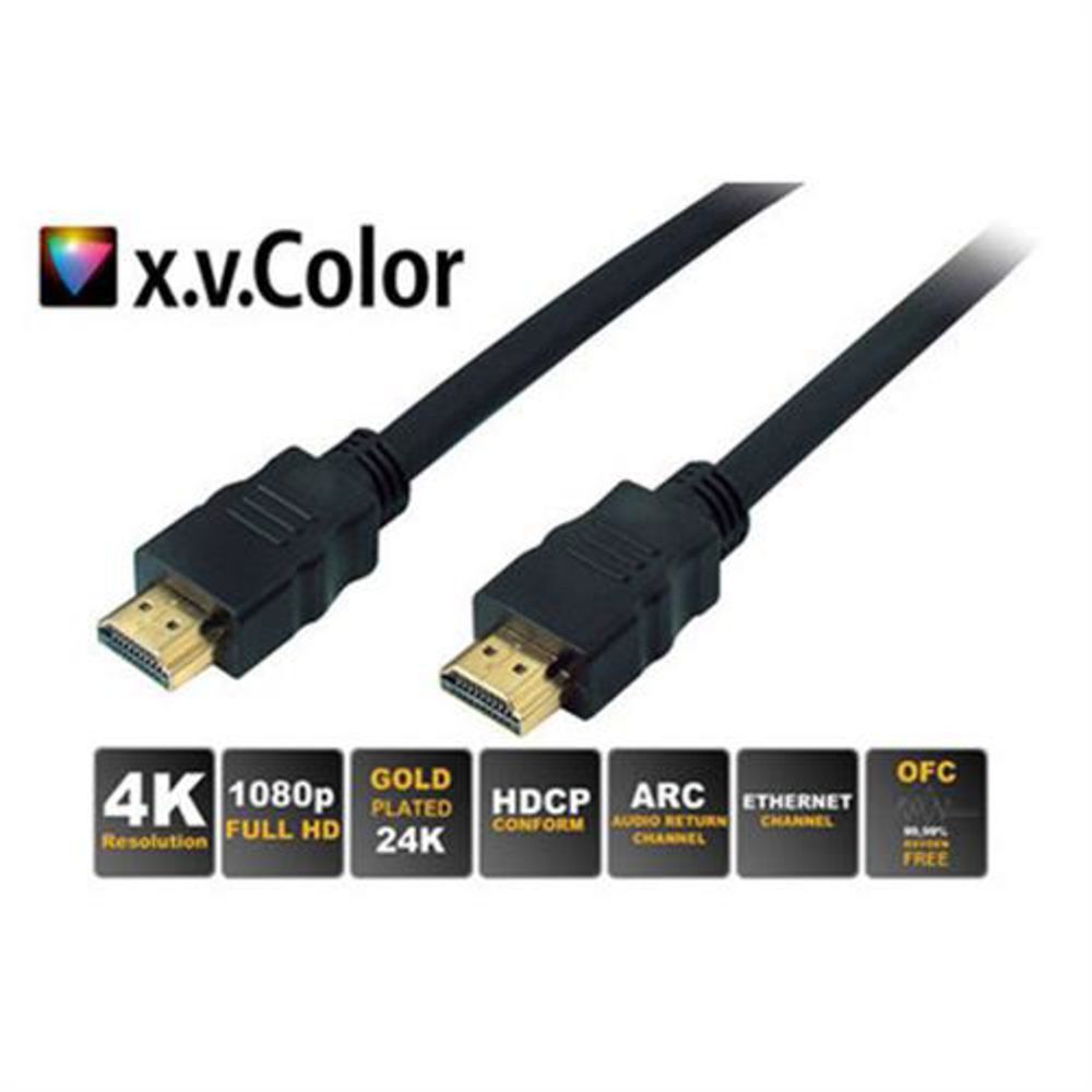 Разнообразные HDMI-кабели HDMI-St - schwarz vergoldet - Кабель 2390₽