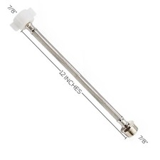 7/8 Male To 7/8 Female 12 Inches Bidet Toilet Supply Hose Extension