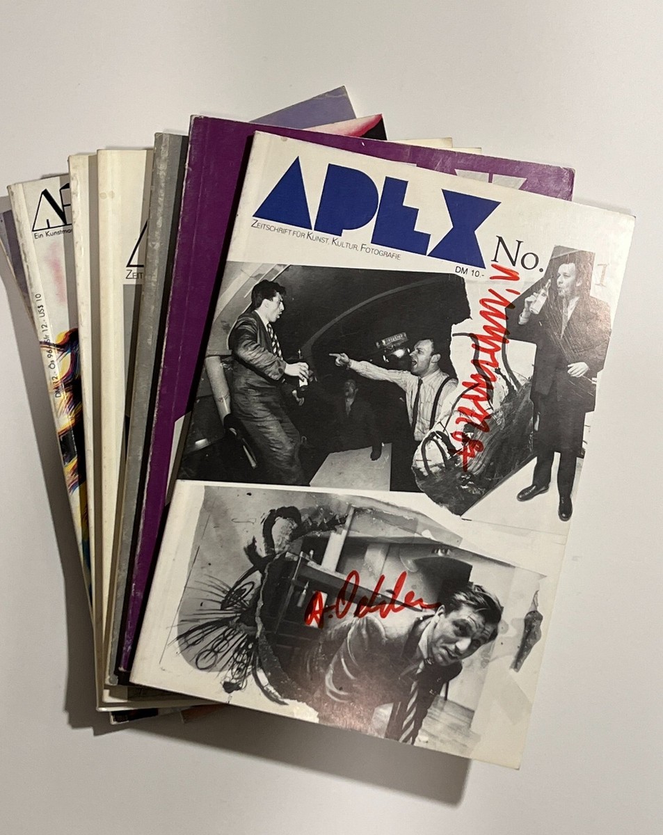Signed Martin Kippenberger + Albert Oehlen 1987 Apex in MoMA NYC