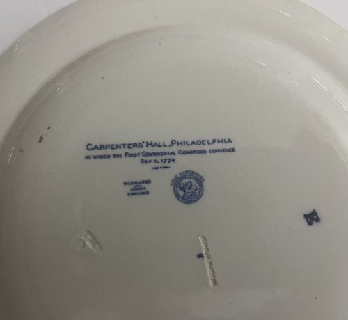 Wedgwood-Carpenters’Hall,Philadelphia,BostonTown House,Old Boston Theatre , 9” - Picture 4 of 8