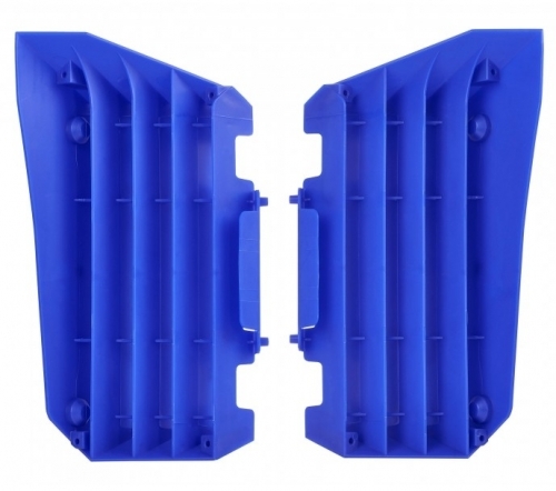 Cache radiateur Polisport bleu anti-fissure pour réparer plastique Yamaha YZ450F
