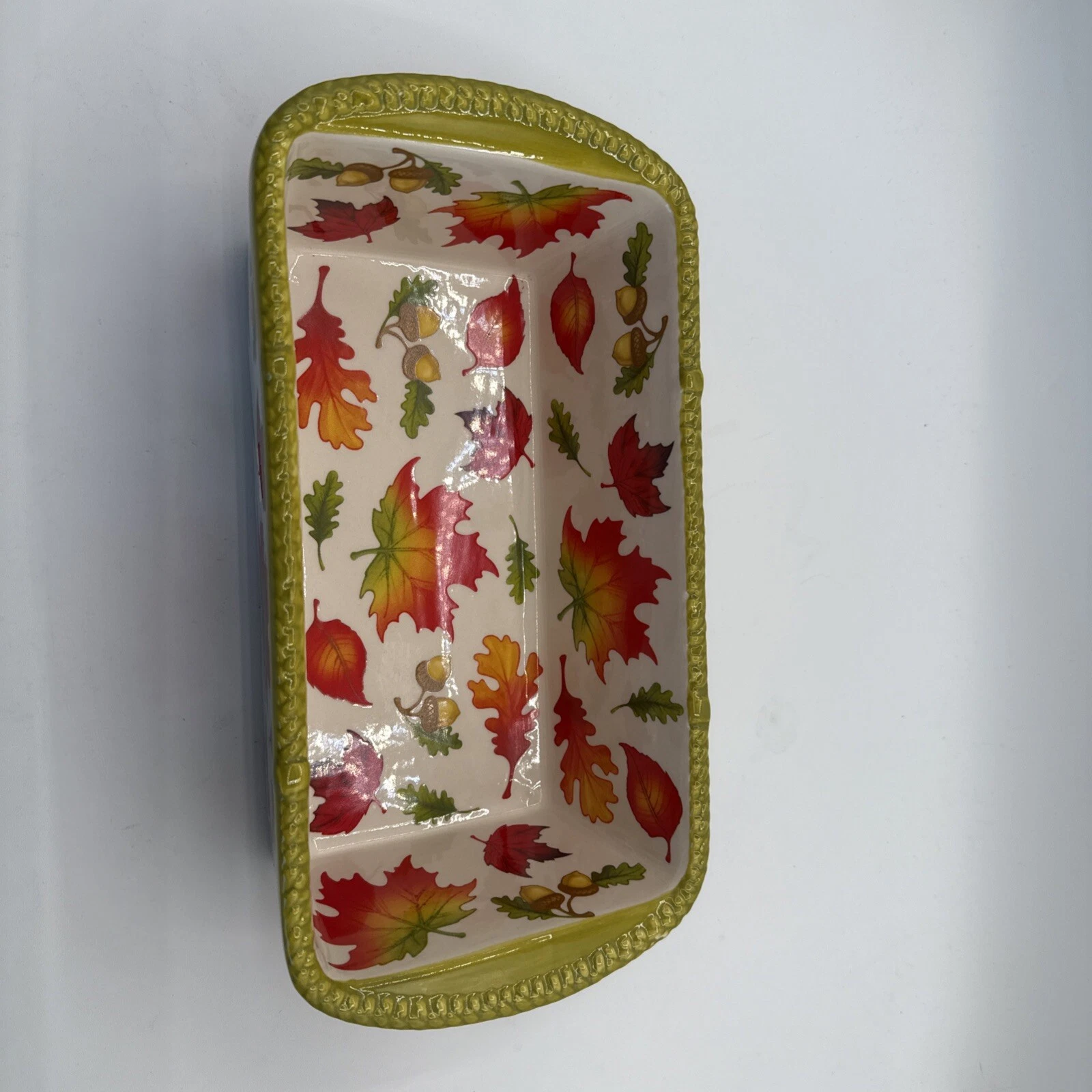 Temptations Ovenware Baking Loaf Pan - Seasonal Harvest 1.75 Qt.