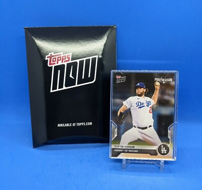 Los Angeles Dodgers 2021 Topps Now Postseason 10-Card Set PR 1074 Betts Kershaw