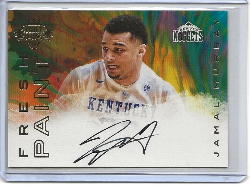 nbaカード jamal murray auto rc courtkings 2016-17 Jamal Murray Panini Court Kings Fresh Paint Rookie On Card