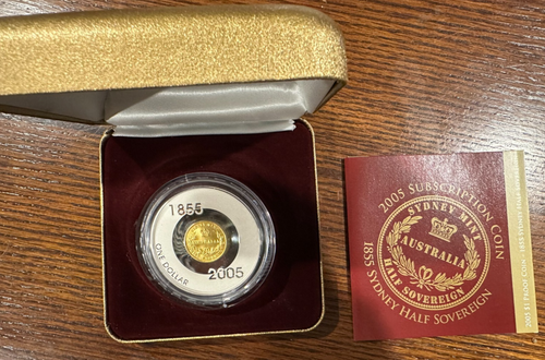 2005 Subscription Coin, 1885 Sydney Half Sovereign $1 - Picture 5 of 7