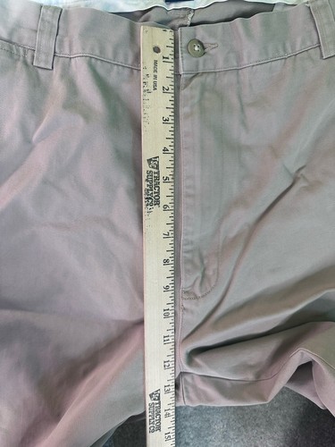 Vintage Polo Ralph Lauren Mens 40x32 Philip Pant Flat Front Khaki Chino - Picture 6 of 13