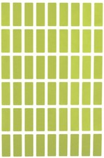 Olive Green Rectangle Label in Various Sizes 1" x 3/8" - 4" x 2" 15 Sheets
