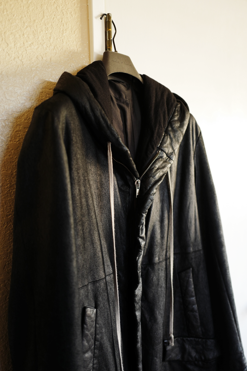 Rare Rick Owens FW06 Dustulator Blistered Goat Leather Rare Rick Owens FW06 Dustulator Blistered Goat Leather