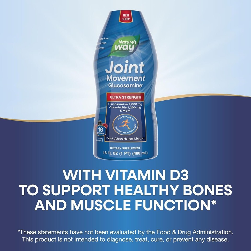 Natures Way Joint Movement Glucosamine Fast Absorbing Liquid 16 Day Supply 16 Oz eBay