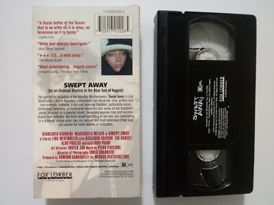 Swept Away (VHS, 1996) Italian with English Subtitles 720917012285