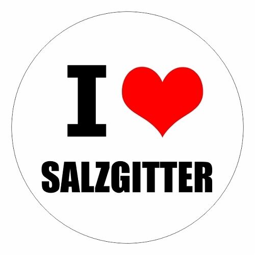 I Love Salzgitter-csd0430 coche Pegatina Sticker Adhesivo KFZ bandera