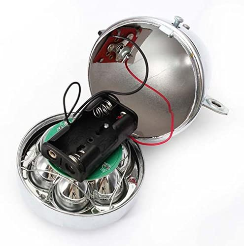Retro Bicicleta Bicicleta Luz Delantera Lámpara 7 LED Faro con Soporte Impermeable - Imagen 9 de 13