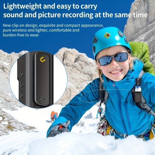 4k Ultra HD Wearable Handheld Night Vision Action Camera with Rotating Lens - Picture 8 of 14