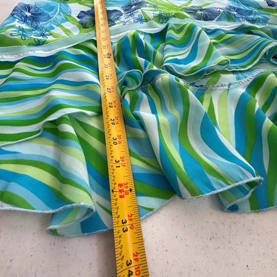 Falda con Volantes Acampanada Talla Grande Festival Hada Etérea Femenina Calce Versalles Foto 4 de 4