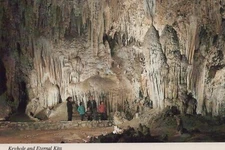 Carlsbad Caverns - New Mexico - Keyhole & Eternal Kiss - unposted RPPC
