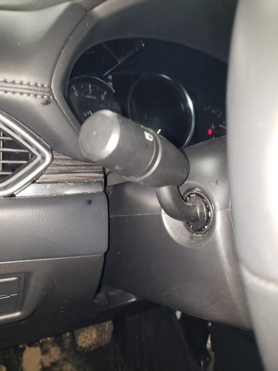 22 23 MAZDA CX-5 Steering Column w/Automatic Headlight & Rain