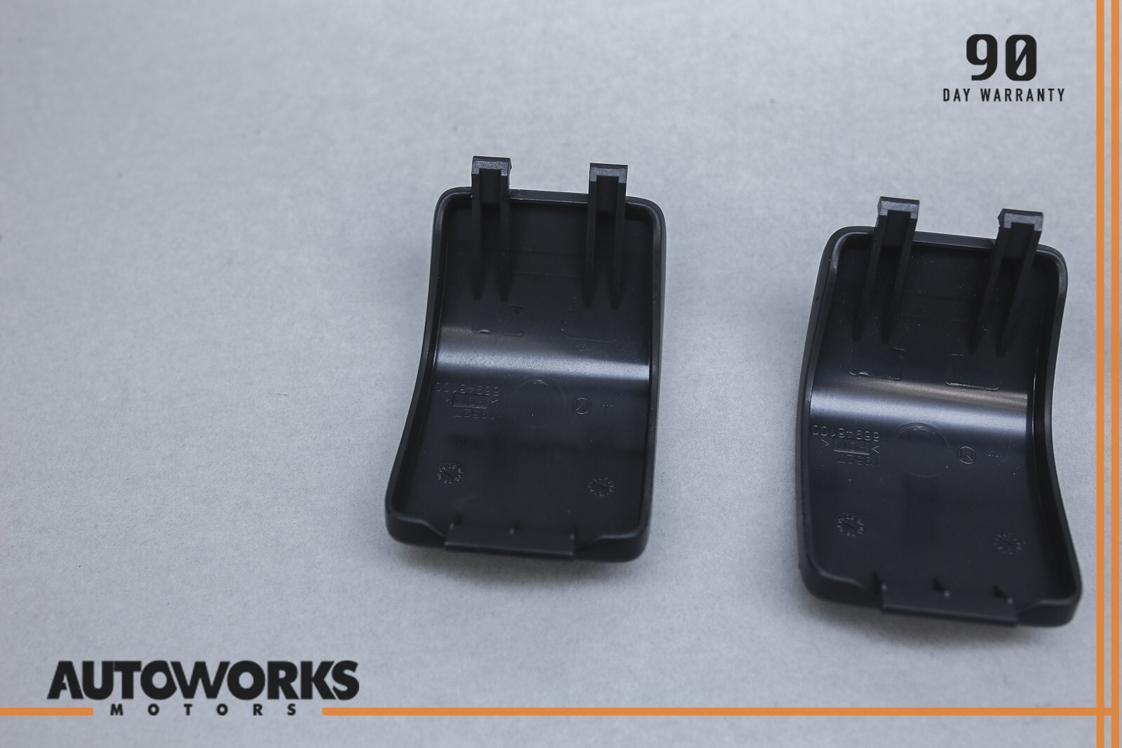 03-13 Maserati Quattroporte M139 Child Seat Anchor Cover Trim Set of 3 OEM