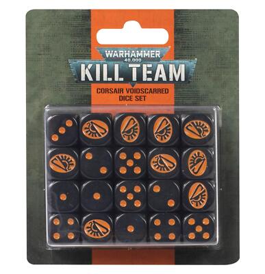 KILL TEAM: CORSAIR VOIDSCARRED WÜRFEL SET