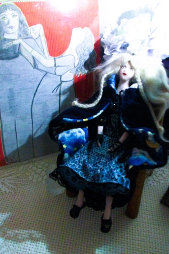 Stevie Nicks: Handmade, OOAK Doll & Drawing - Picture 2 of 16
