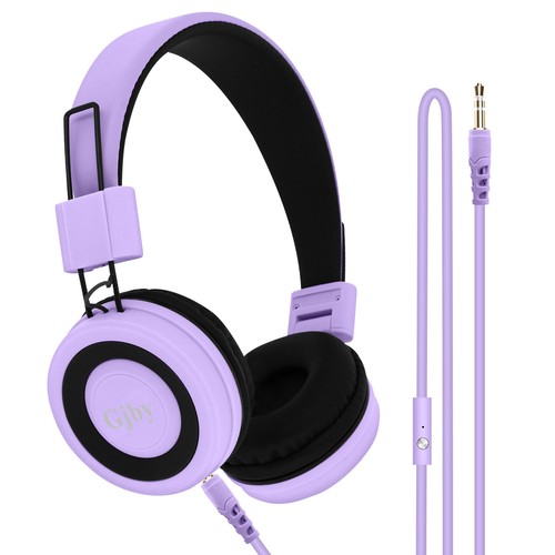 Cuffie Over-ear Regolabili con Jack da 3,5 mm e Funzione Microfono - Lilla  | eBay