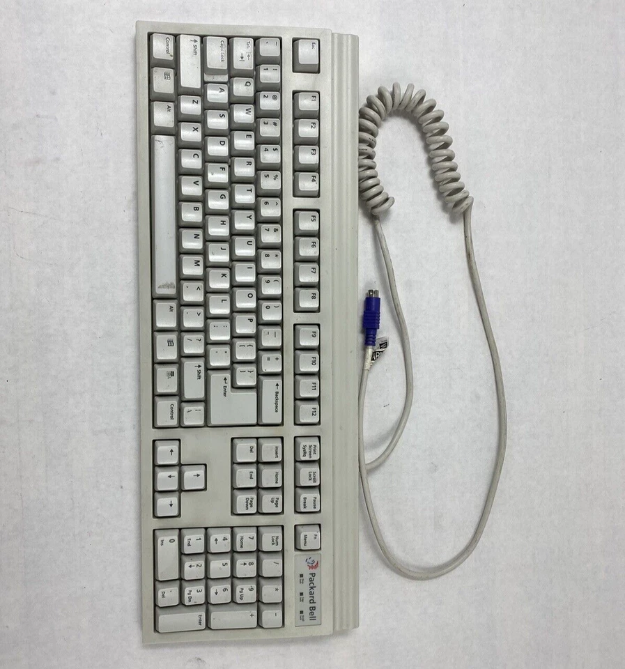 Packard Bell Model SK-2100W PS/2 Keyboard For Parts or Repair - Image 3 of 4