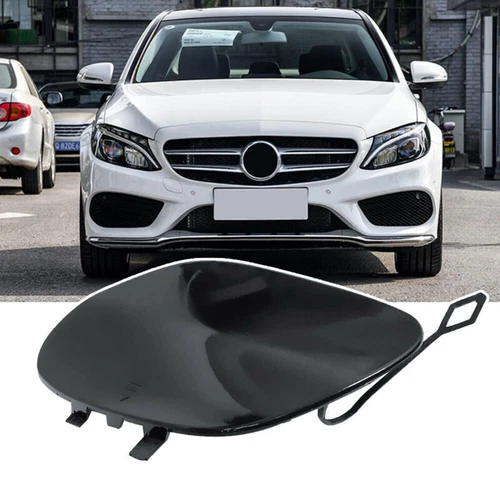 Parachoques delantero gancho de remolque ojo cubierta tapa remolque para Mercedes Benz Clase C W205 2/4 puertas - Imagen 10 de 12