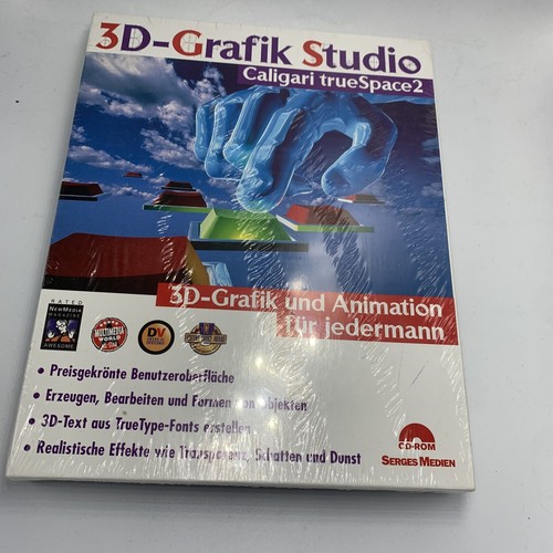 Studio grafiki 3D - Caligari TrueSpace2 - Windows 95/98 - NOWE & ORYGINALNE OPAKOWANIE!! - Zdjęcie 1 z 3