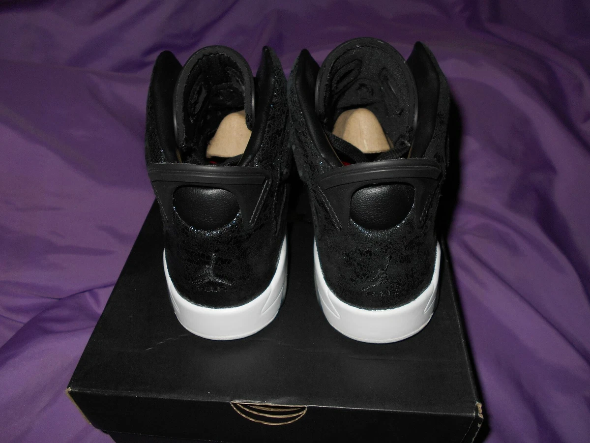 AIR JORDAN 6 RETRO PREMIUM HEIRESS GS SIZE 6 BLACK SUEDE