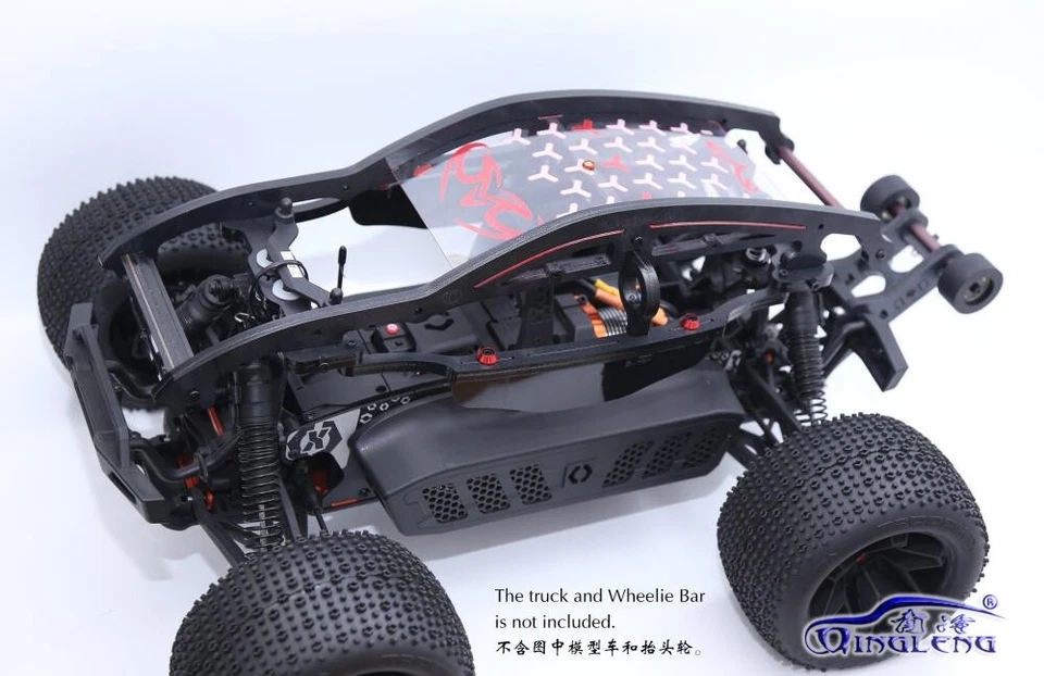 Nylon Roll Cage Protection Wheelie Bar for HPI SAVAVE X FLUX V2 HP XL 4.6 5.9 - Image 2 of 2