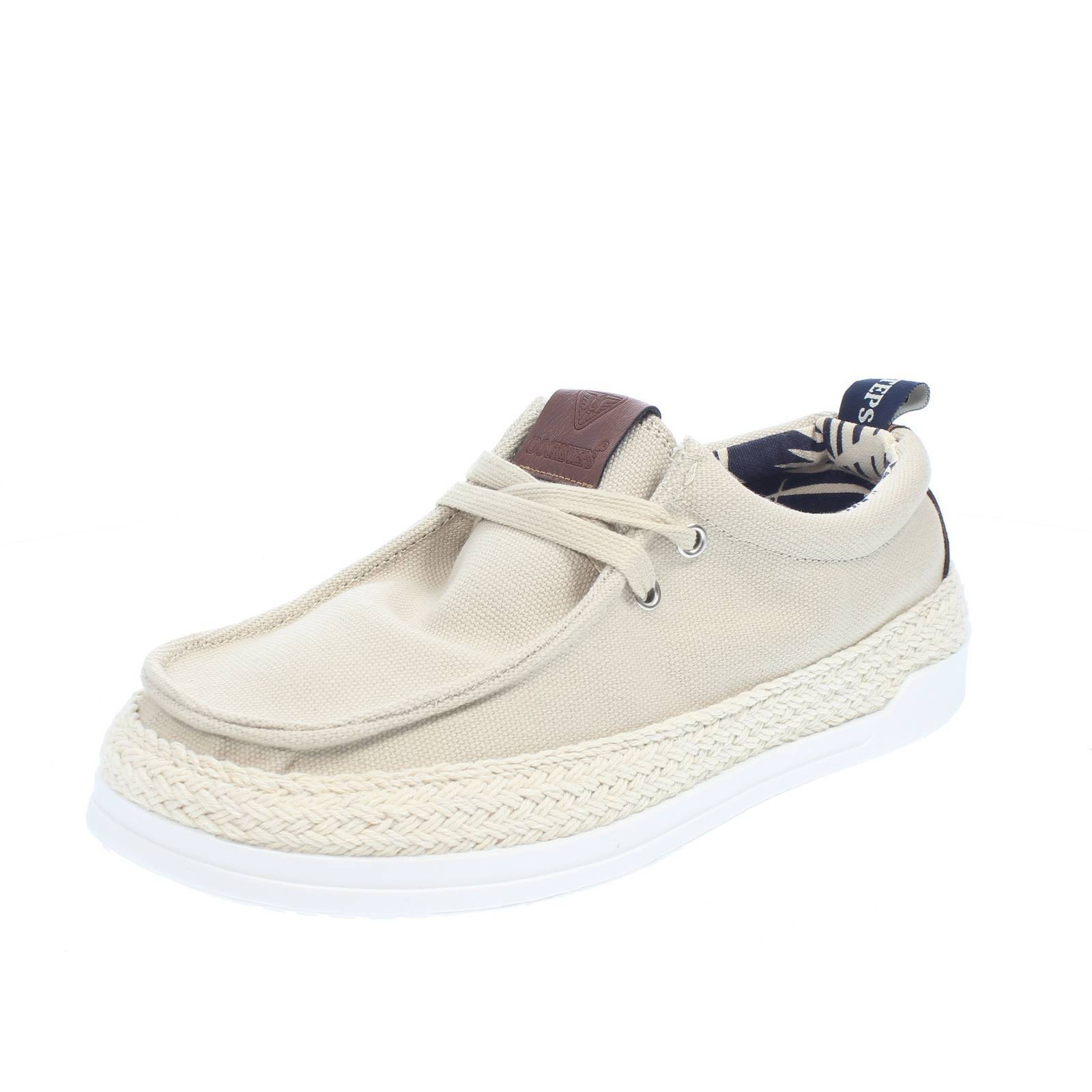 Docksteps Green Philosophy Rio - Слипоны на холсте в Tela Sabbia - Талья, 42 Uomo