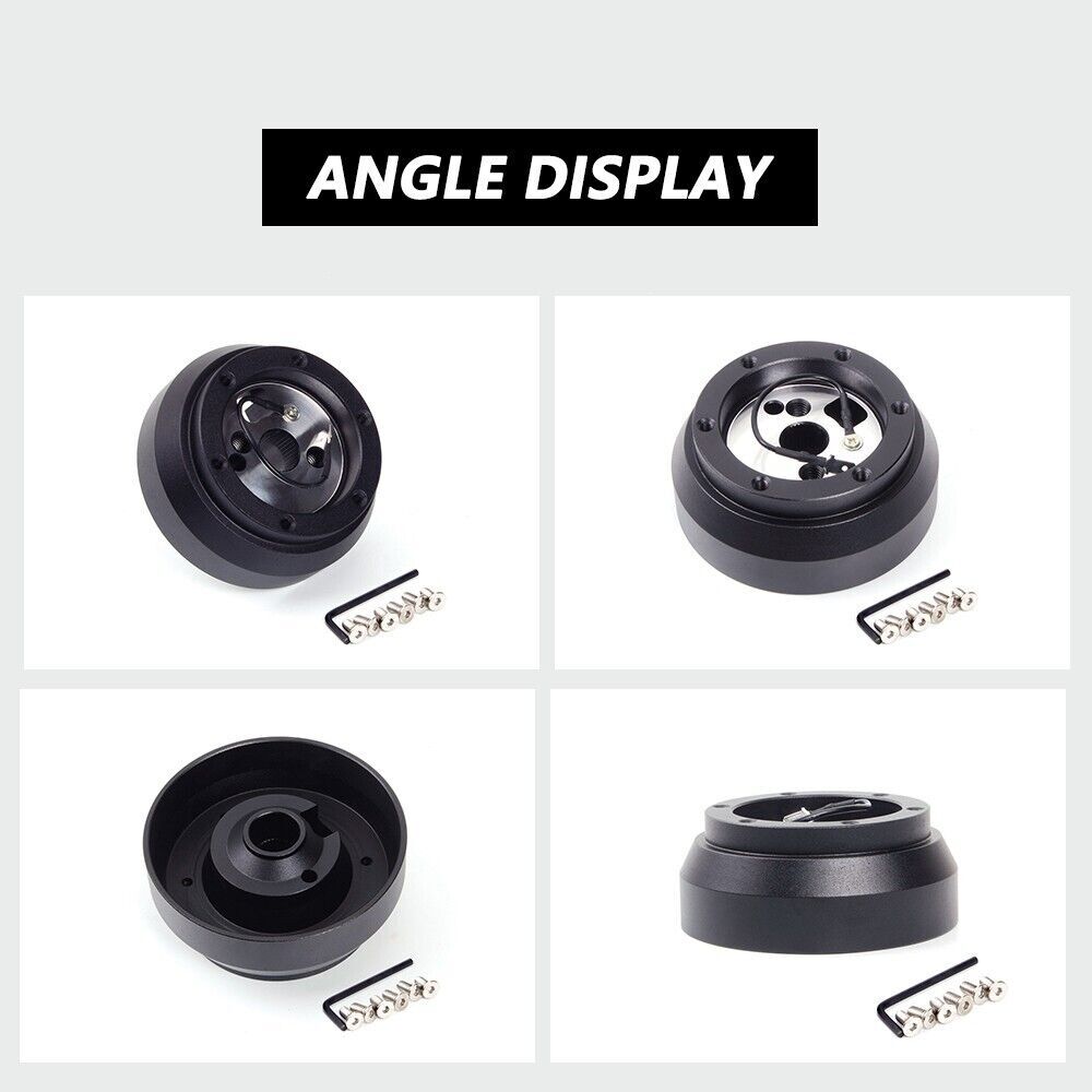 Suede Steering Wheel Short Hub Adapter Kit For Nissan 200X S13 S14 SR2