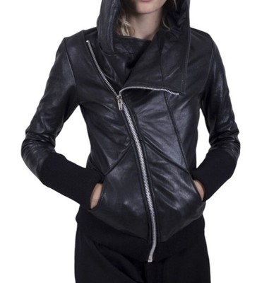 Pelechecoco Macy Jacket Reworked Sustainable Leather Black Small  