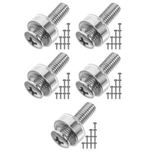  5 Pack Vis De La Couronne En Acier Inoxydable À Pour Racks Serveur D'équipement