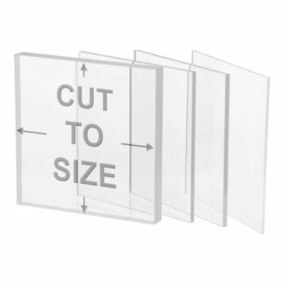 SIGNVENTURES Laser Custom Cut To Sizes Acrylic Sheet Perspex Glass Sheet 2MM 3MM 4MM Thicknes