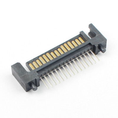 10Pcs Sata 15P 15 Pin DIP Type Straight Male Socket Connector For Hard Drive HDD